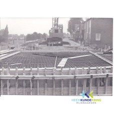 Lobith 04-1974 Bouw tunnel -Transeedijk-Komstraat (1)